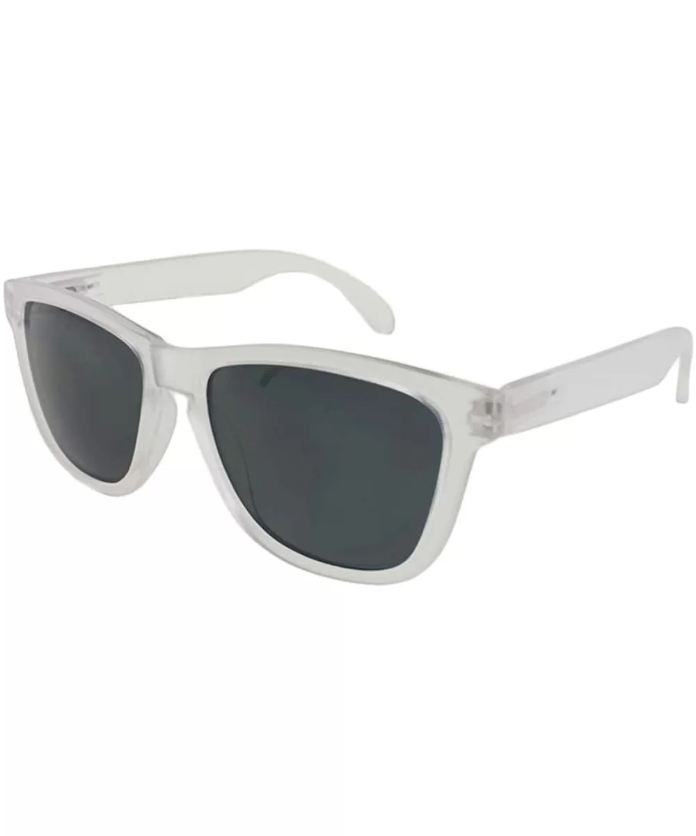 Fairfax - Classic Square Framed Athlesuire Sunglasses - Clear - C7196SDZURE $17.77 Goggle