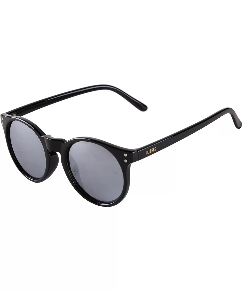 Sunglasses Women Man's Polarized Driving Retro Fashion Mirrored Lens UV Protection Sunglasses - Black - CY18597ZCQU $41.49 Sq...