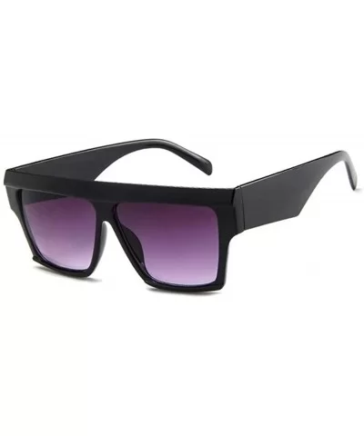 Oversized Sunglasses for Women Nonpolarized New Fashion PC Frame Glasses Uv Protection MLS5059 - Black-grey - C318UY2Y35N $11...