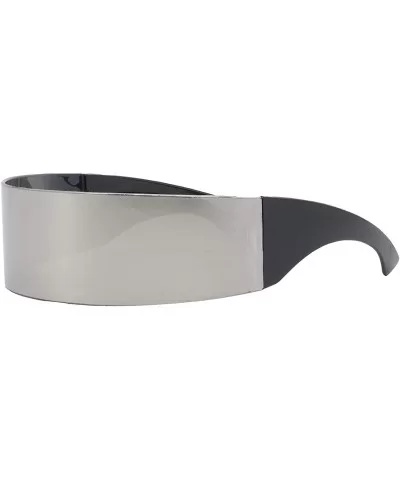 CYBER RAVE EYEWEAR FOR PARTY ANIMAL SUNGLASSES(FUTURE SOLDIER/FASHION/EDM/DJ/HIP HOP/ROCK STAR) - Silver - C5198RUQ7GN $12.50...