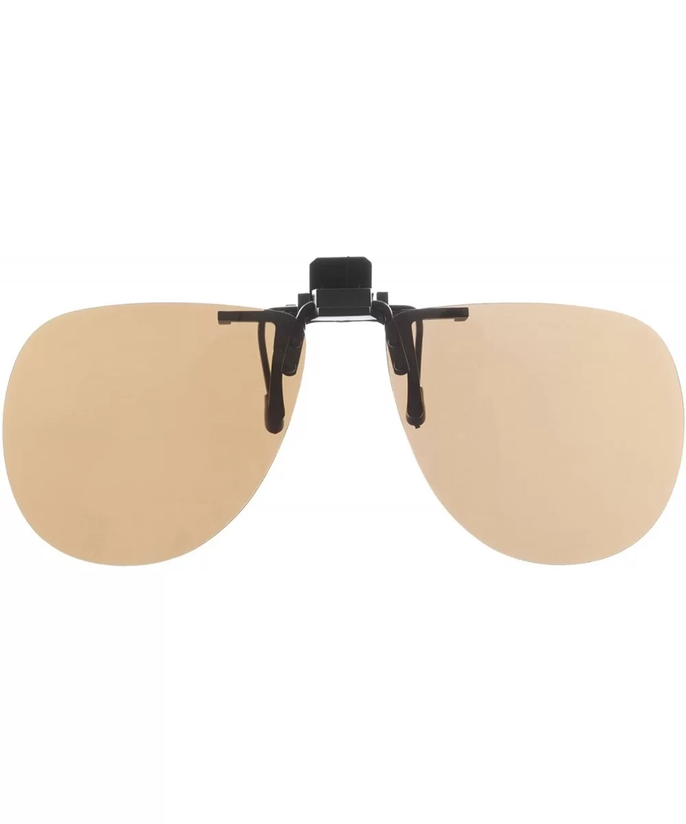 8FCO Clip On Original Aviator Black Frame Polarized Sunglasses - CH114AABMSF $11.82 Aviator