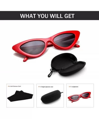 Distaff Fashion Cat Eye Shades Sunglasses Polarized Incorporate Candy Colored Glasses Sunglasses - No.10 - CW18Z6CSI88 $40.89...