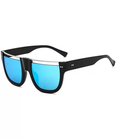 Personality Sunglasses HD Photochromic Lenses with Case Durable Frame UV Protection Driving Cycling - Blue - CI18LDGTMZ8 $19....