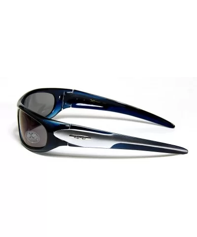 Mens Triathlon Sharp New Running Sunglasses - xl56 - Blue - CN11CDL400R $20.61 Sport