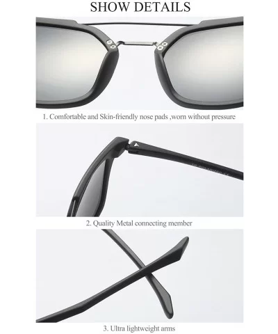 Men Sunglasses Polarized Classic Vintage Driving Eyewear Black Light - Black B6 - CA18DLLS652 $14.93 Wayfarer