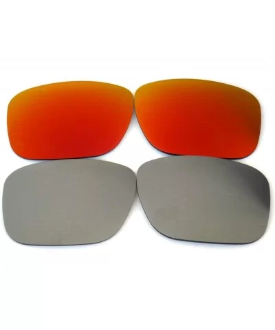 Replacement Lenses Holbrook Ash Gray&Red Color Polarized-FREE S&H.2 Pairs - Gray&red - C81276PI9ER $20.74 Oversized
