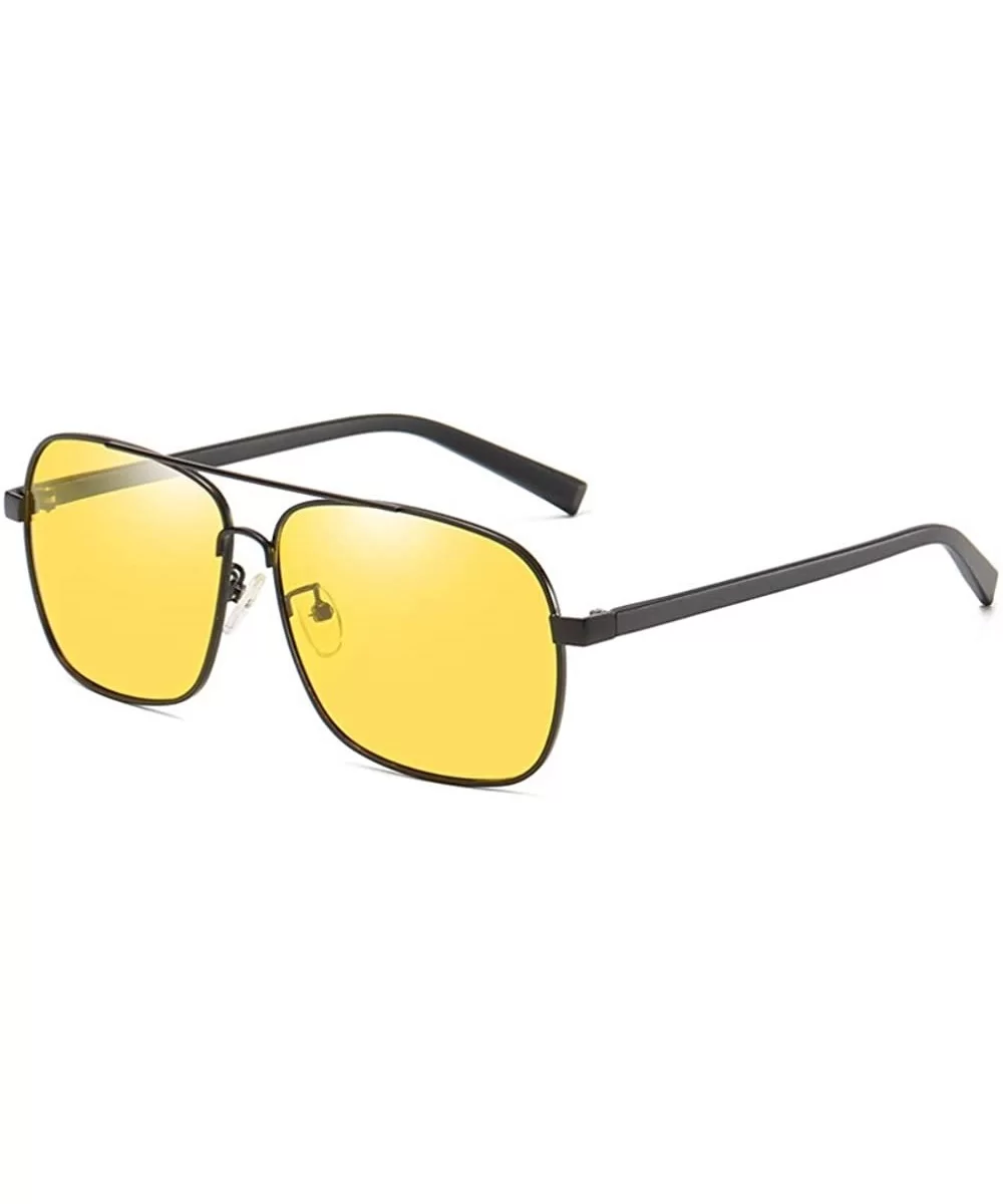 Polarized Sunglasses anti-glare polarized square driving Sunglasses - E - C818QQ2DITU $55.73 Aviator