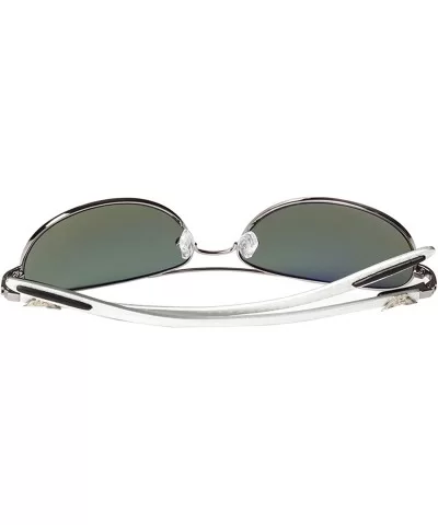 metal frame Sunglasses Men Aviator Sunglasses Womens Fashion driving sunglasses 8usa - 8usa1001 C-2 Green Lenses - CK11ITHPAV...