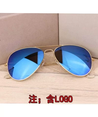 Popular Sunglasses - popular Sunglasses New metal resin sun 3025 wholesale - Gold Frame Blue Mercury - CO18AZAXE57 $51.77 Goggle