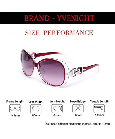 7 Packs Vintage Oversized Sunglasses for Women 100% UV Protection Large Eyewear - 7 Pack Red - CR196IN33RA $28.19 Round