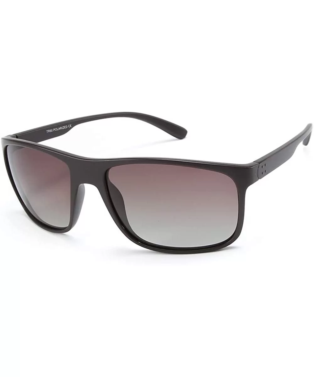 TR90 polarized sunglasses men riding sunglasses retro trend sunglasses - Tawny C3 - CJ1905N68A6 $24.55 Square