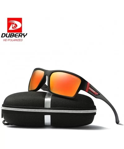 Unisex Fashion Outdoor Polarized Sunglasses UV400 HD Sports Cycling Sunglasses - 1 - CW18R39HUNT $11.57 Sport