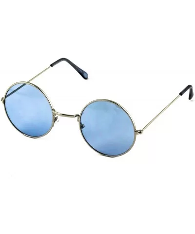 Retro Hipster Fashion Small Round Circle Metal Frame Ozzy Elton Color Tint John Lennon Style Sunglasses - CN18QKQK94Q $29.24 ...