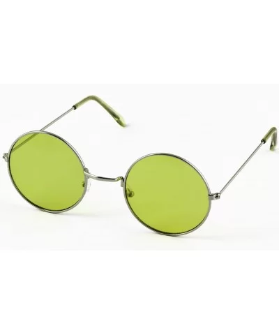 Retro Hipster Fashion Small Round Circle Metal Frame Ozzy Elton Color Tint John Lennon Style Sunglasses - CN18QKQK94Q $29.24 ...