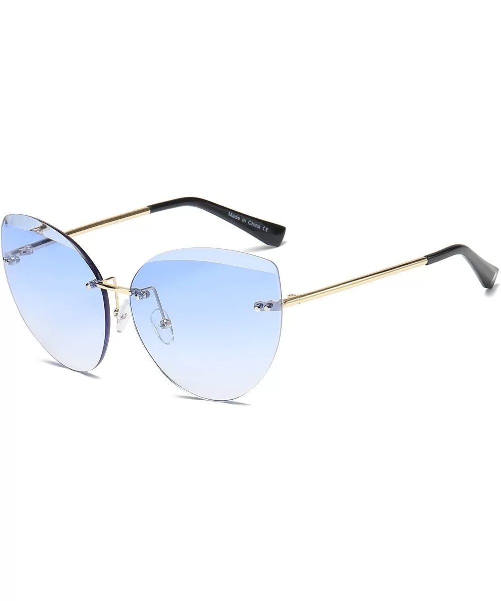 Women's 'Sloane' 60mm Oversized Designer Sunglasses - CK18C9T8K2U $38.52 Oversized