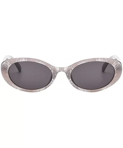 Goggles Sunglasses Retro Oval Women Sunglasses - CZ1943LUK2G $11.38 Goggle