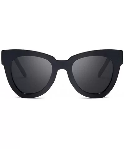 Classic Oversized Cat Eye Women Sunglasses Vintage Brand Designer Sun Glasses Male Square Driving Goggles UV400 - CF198U3DR5Q...