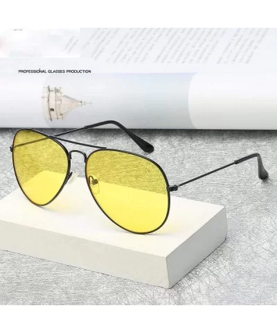 Polarized Night Vision Sunglasses Men Women Goggles Glasses UV400 Sun Gun Gray - Gray - CX18XE9E8C0 $11.11 Goggle
