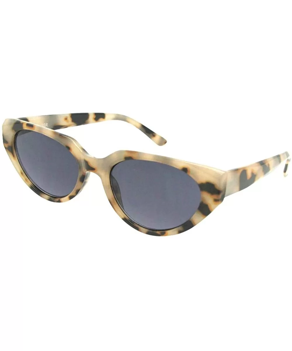 Cat Eye Reading Sunglasses for Women R91 - Giraffe Pattern Gray Lenses - CC18LCC066O $23.39 Cat Eye