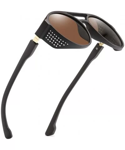 Polarized Sunglasses Drivering Cycling - Brown - CD18SZYMHOA $10.06 Oversized