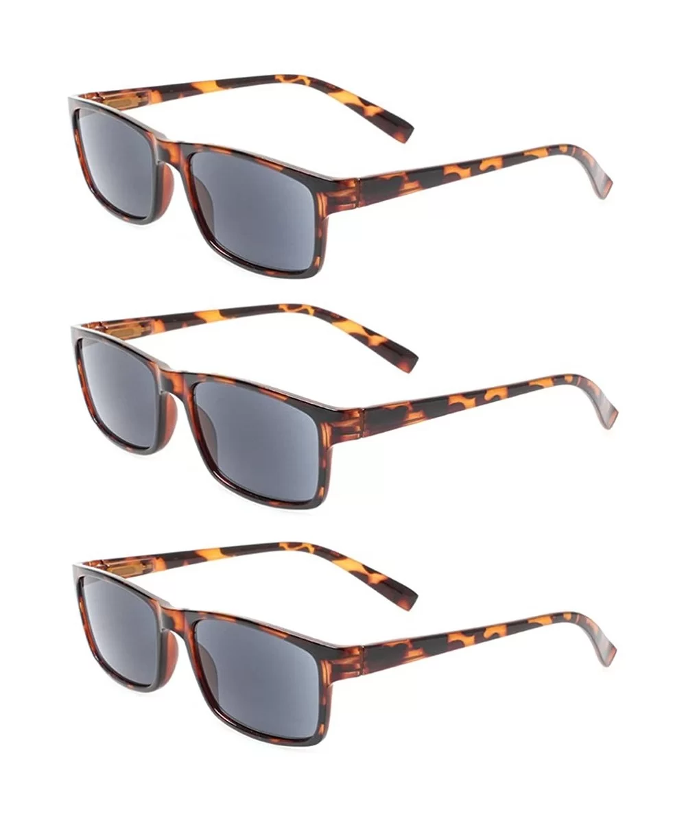 3 Pack Unisex Classic Style Sunglasses Readers - Protection Outdoor Reading Glasses - 3 Pack Tortoise（sun） - C518EWQ3CNA $20....