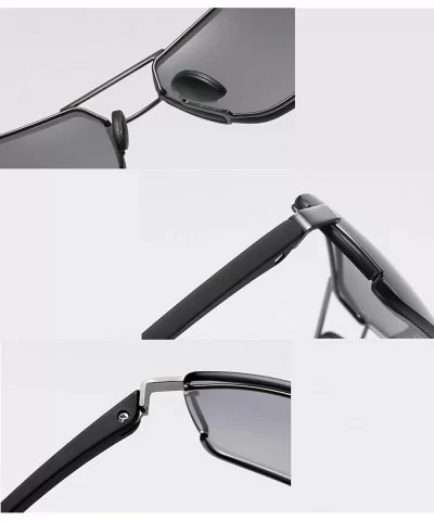 Fashion Lightweight Mens Sunglasses Driving Fishing Golf Sunglasses for Men Women - Black/Gray - C718UL0YX4S $24.86 Square