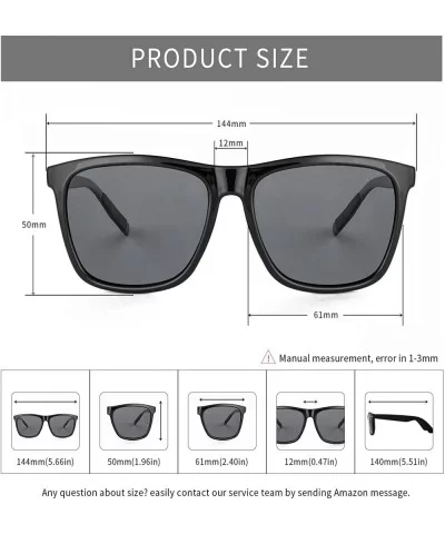 Unisex Polarized Sunglasses Classic Men Retro UV400 Brand Designer Square Al Mg Alloy Frame Sun glasses UV400 - CK1948SO5DG $...