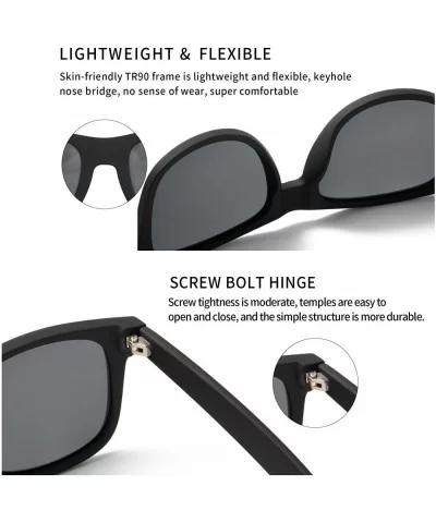 Unisex Polarized Sunglasses Classic Men Retro UV400 Brand Designer Square Al Mg Alloy Frame Sun glasses UV400 - CK1948SO5DG $...