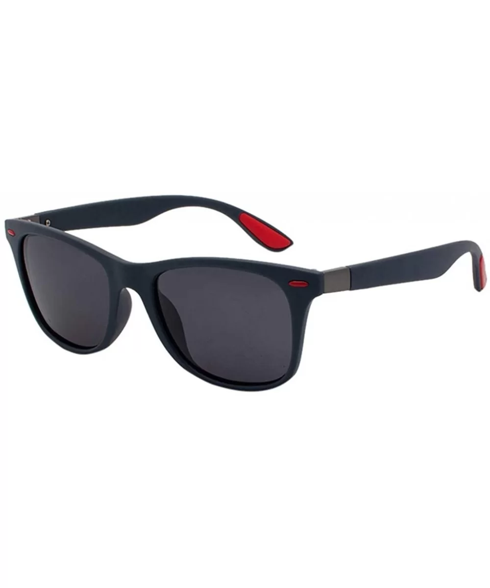 Fashion Sunglasses for Women Man Mirrored Lens Polarized Goggle Eyewear - A - CH18UH9N2LY $15.94 Shield