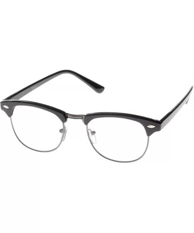 Soho Retro Square Fashion Sunglasses - Black - CY11OJZAYKJ $11.60 Square