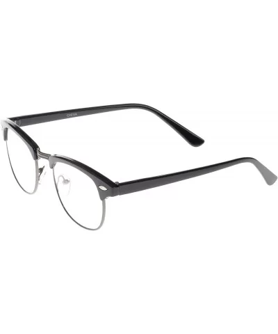 Soho Retro Square Fashion Sunglasses - Black - CY11OJZAYKJ $11.60 Square