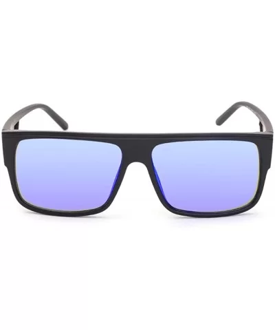 Retro Sport Sunglasses for Men Women Ultra Light Material Color Mirrored Mirrored Lens - 3 - CQ199MX0O62 $20.11 Sport