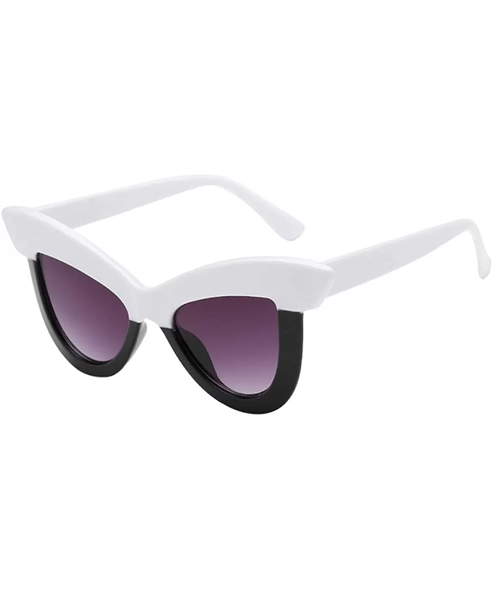 Sunglasses Polarized Protection REYO Irregular - E - CY18NW0NZHQ $9.01 Oval