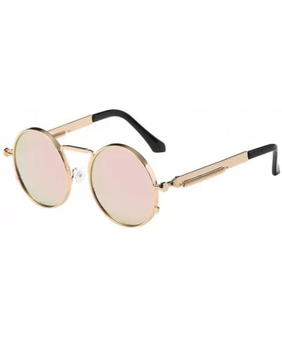 Sunglasses Vintage Glasses Integrated - D - CZ18DQRG8RG $11.57 Aviator