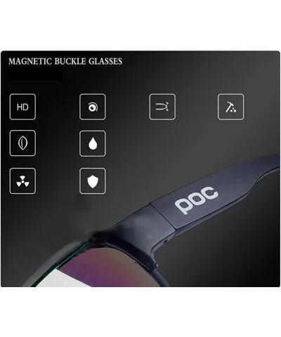 Polarized Cycling Sunglasses Driving Bike Glasses Sports UV Protection - Black - CP18RD8ART5 $42.26 Sport