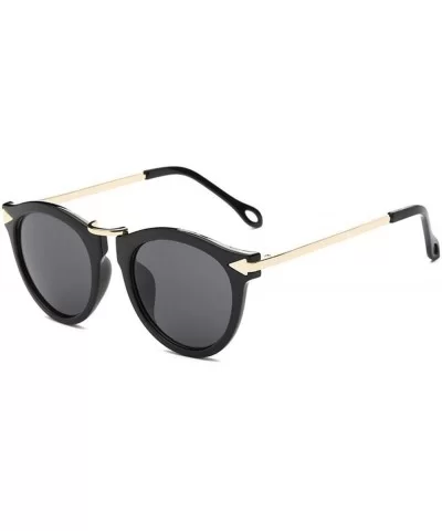 Sun Glasses Cat Eye Sunglasses Retro Eyewear Women Arrow Decoration Metal Temple Sun Glasses-1 - CP199HXMLIO $40.26 Goggle