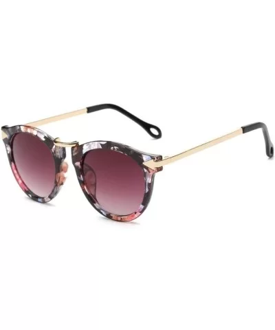 Sun Glasses Cat Eye Sunglasses Retro Eyewear Women Arrow Decoration Metal Temple Sun Glasses-1 - CP199HXMLIO $40.26 Goggle