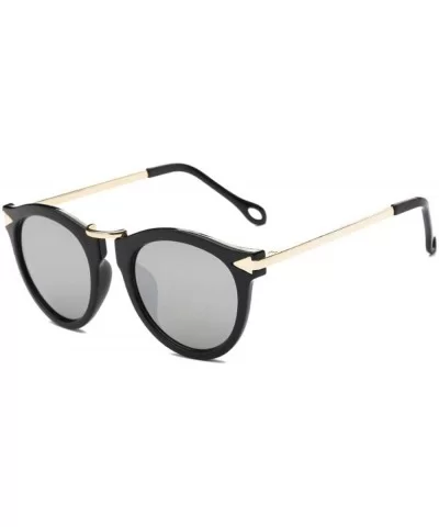 Sun Glasses Cat Eye Sunglasses Retro Eyewear Women Arrow Decoration Metal Temple Sun Glasses-1 - CP199HXMLIO $40.26 Goggle