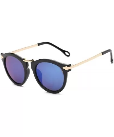 Sun Glasses Cat Eye Sunglasses Retro Eyewear Women Arrow Decoration Metal Temple Sun Glasses-1 - CP199HXMLIO $40.26 Goggle