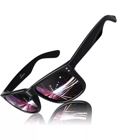 Polarized Sunglasses for Men Retro Classic Square Frame Shades SR003 - C518TR7R9I4 $26.83 Square
