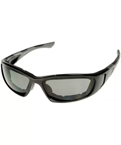 TR-90 Protective Padded Multisport Goggles (Black Smoke) - CH11KBZXOPT $24.67 Goggle