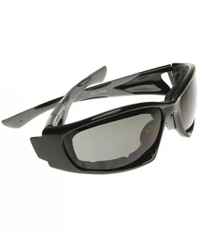 TR-90 Protective Padded Multisport Goggles (Black Smoke) - CH11KBZXOPT $24.67 Goggle