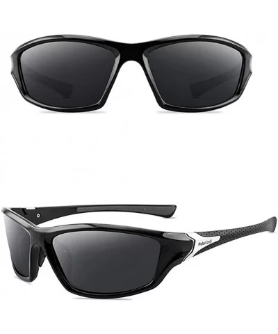 Sport Polarized Sunglasses-Classic Aviator Sunglasses-Ultra Lightweight Sturdy - G - CY1905HI38M $53.69 Rectangular