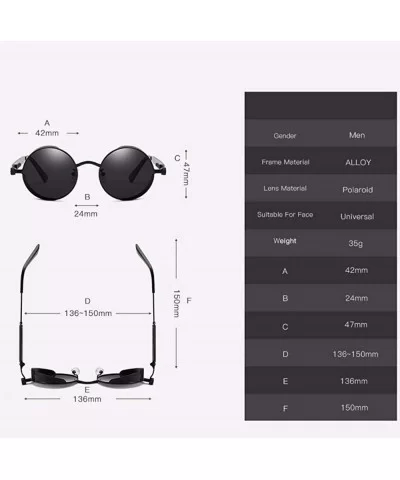 Circle Sunglasses Steam Punk Glasses Windshield Sunglasses Reflective Circle - D - C718QQ28YA6 $57.08 Sport