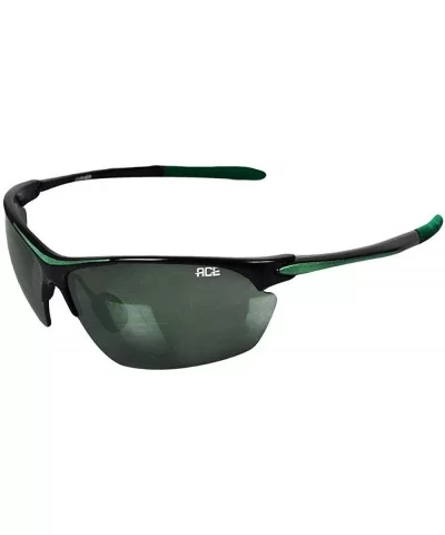 ACE- Mens Cypher Sunglasses - Graphite/Green - CP18YG2RHGQ $35.13 Square