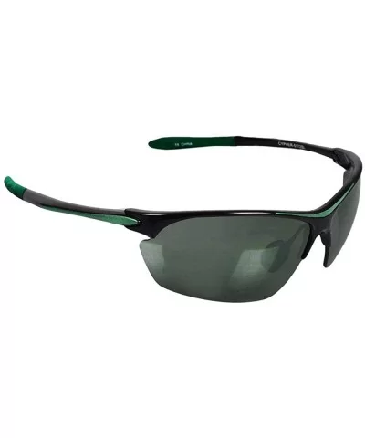 ACE- Mens Cypher Sunglasses - Graphite/Green - CP18YG2RHGQ $35.13 Square