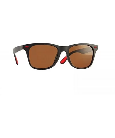 Sunglasses Classic Vintage Square Frame Polarized UV400 Drive Outoodr Sports 6 - 1 - CW18YZX58GZ $12.62 Oversized