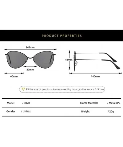 Unisex Fashion Rimless Polarized Sunglasses Lightweight UV400 Lens - Gray - CR1903YY858 $19.70 Rimless