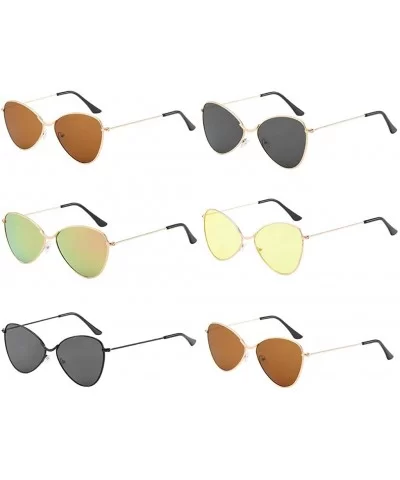 Unisex Fashion Rimless Polarized Sunglasses Lightweight UV400 Lens - Gray - CR1903YY858 $19.70 Rimless