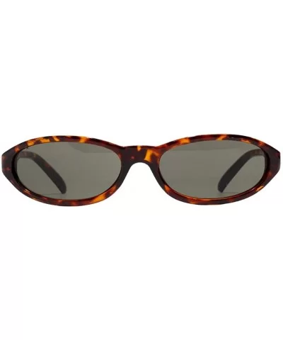 Cat Eye Sunglasses Cool Gothic Retro Shades Party Club Eyewear Hip-Hop Gift - Brown - C9190C3S232 $15.15 Oval